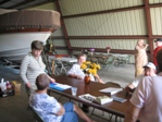 Jean (Hegge) Manthei, Judy (Johnson) Kunz, Fred Kunz, Bobby McVay, in back Bob Kocher, Mike Henderson