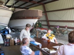 Jean (Hegge) Manthei, Judy (Johnson) & Fred Kunz, 