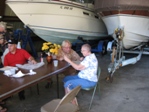 Mike Henderson, Bob Kocher, Jean (Hegge) Manthei