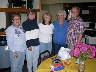 Gayle (Barmore) Kocher, Judy (Johnson( Kunz, Mavis (Wallace) Benkovich, Jerri (Ritter) Noller, Mary (White) Davis 