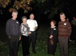 Bill Conley, Pat (Davidson) Mason, Dave Farrell, Virgene (Voss) McVay, George Bumsted